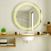 Modern Designed Led Round Shape Bathroom Wall Mirror